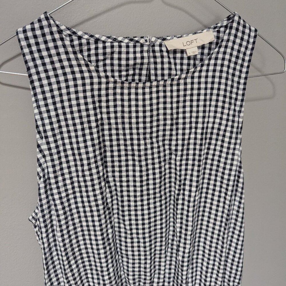 Loft Crossover Back Pocket Midi Dress